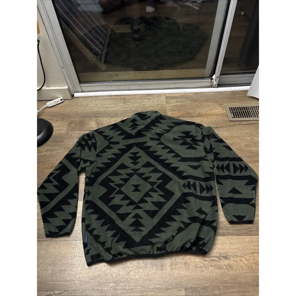 Without Walls Printed Mock Snap Polar Synchilla Fleece Urban Outfitters XL Aztec